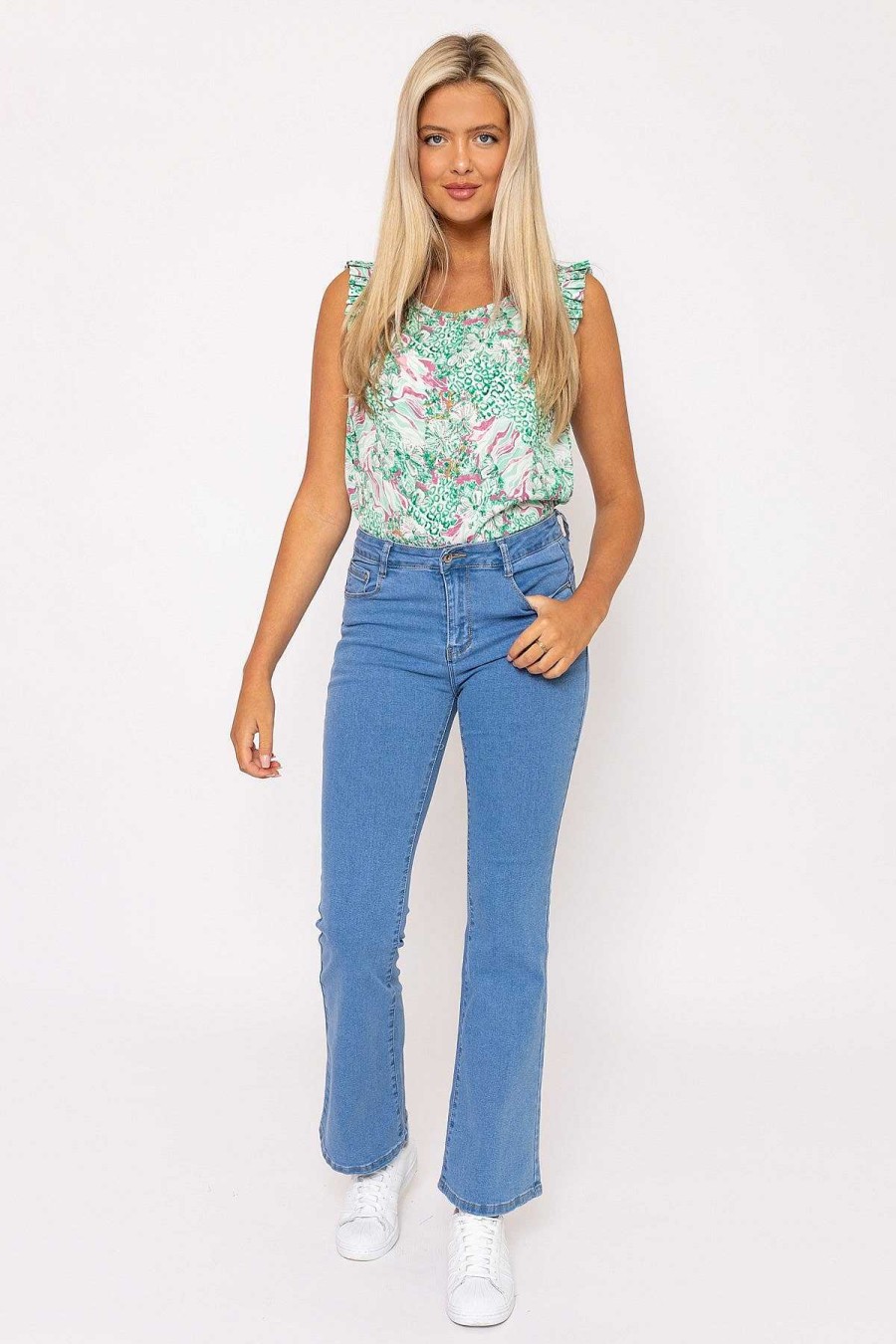 Jeans & Trousers | Denim Club Flare Denim Jeans In Blue