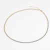 Necklaces | Soul Jewellery Curb And Diamante Necklace In Gold