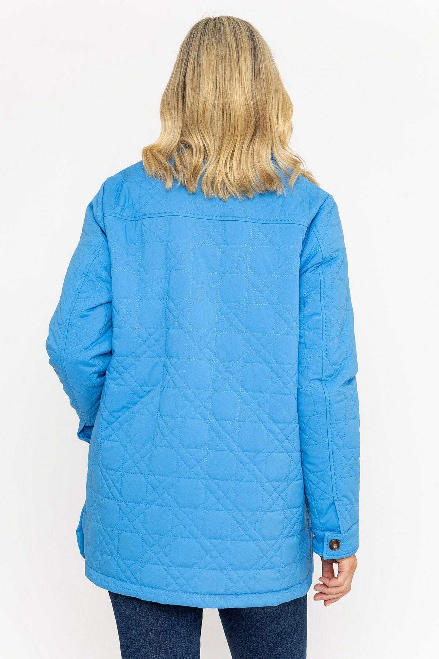 Coats & Jackets | Voulez Vous Blue Quilted Jacket