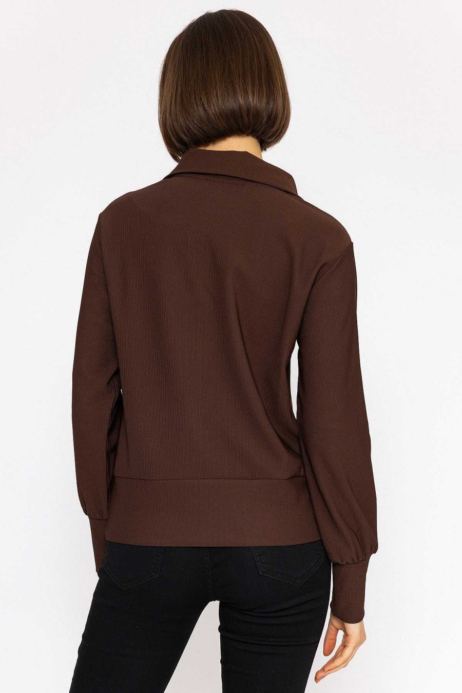 Hoodies & Sweatshirts | Vero Moda Oversized Zip Sweat Top In Coffee