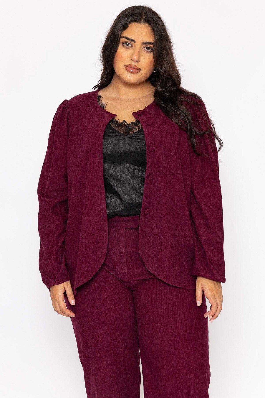 Coats & Jackets | Rowen Avenue Cord Jacket In Plum