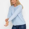 Jumpers & Cardigans | J'aime la Vie Button Up Cardigan In Blue