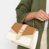 As Seen On Social | SOUL Accessories Petite Contrast Tote Bag In Beige