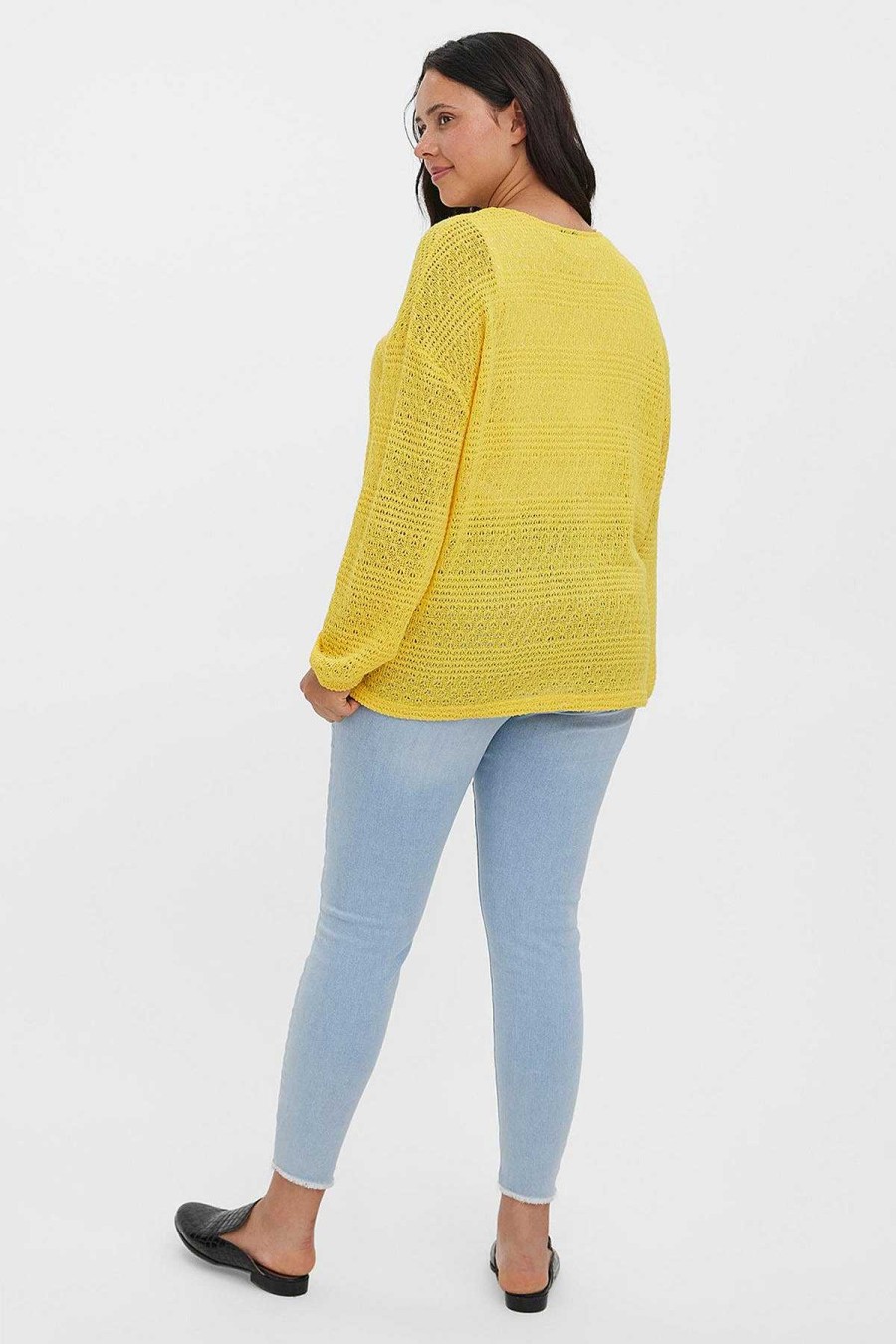 Jumpers & Cardigans | Vero Moda Curve Curve - Whitney Cardigan In Yellow