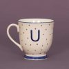 Homeware | Eclectic Alphabet Mug Dot U