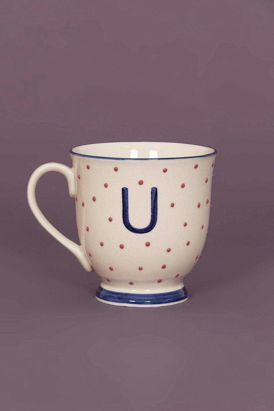 Homeware | Eclectic Alphabet Mug Dot U