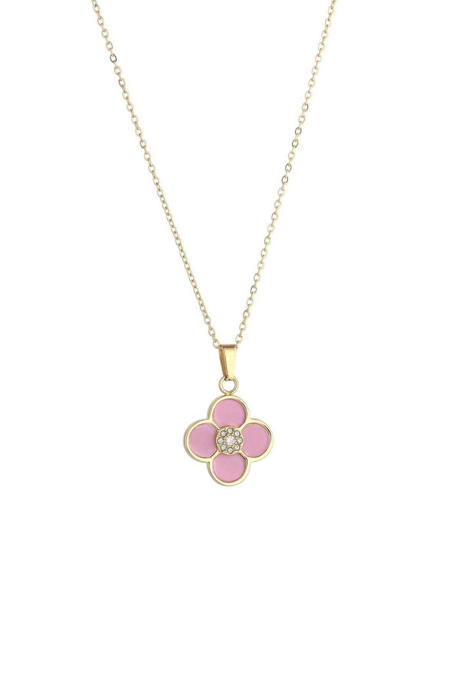 Boxed Gifts | Knight & Day Pink Floral Pendant Necklace