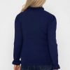 Jumpers & Cardigans | Rowen Avenue Ruffle Neck Knit In Navy