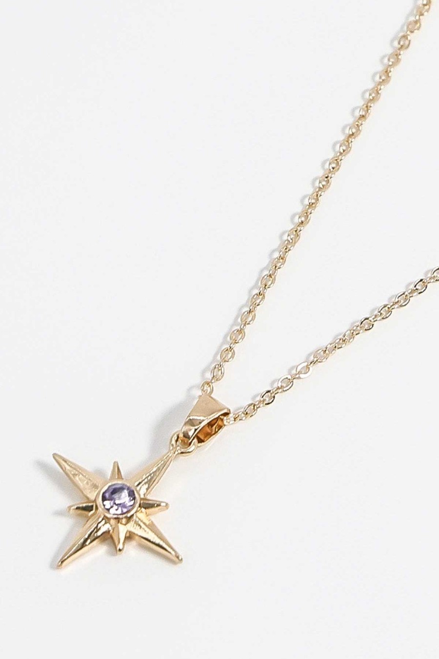 Necklaces | Soul Jewellery Purple Stone Star Necklace