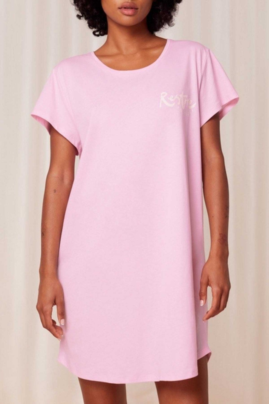 Nightwear | Triumph Cotton Nightdress In Pink