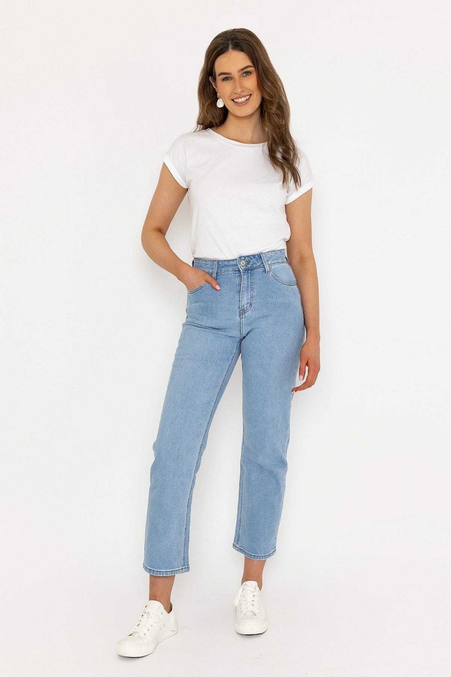 Jeans & Trousers | Oraije Solange Straight Denim Jean