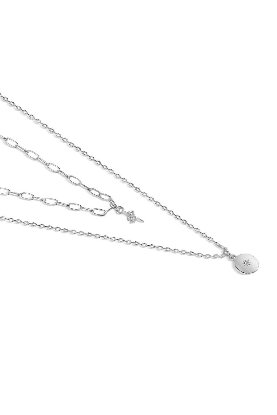 Boxed Gifts | Newbridge Silverware Jewellery Star Double Chain Pendant