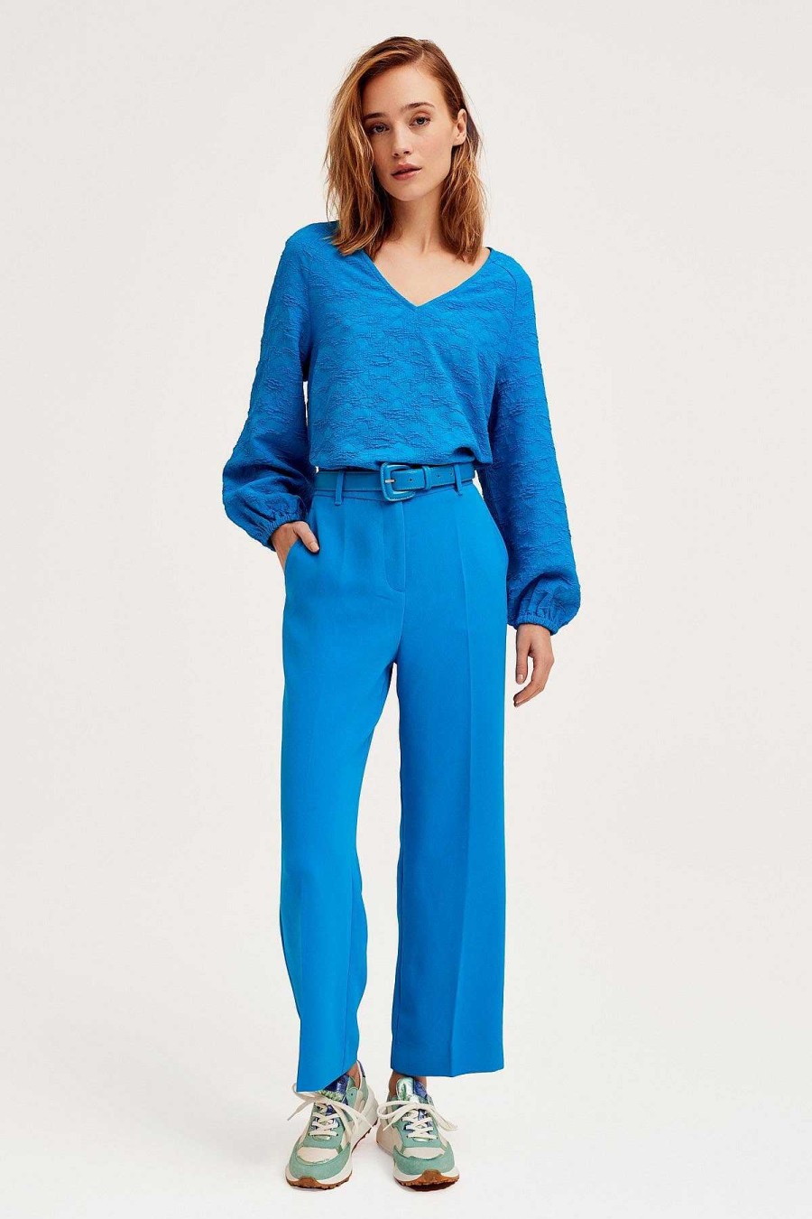 Jeans & Trousers | Cks Fashion Tonks Ankle Trousers In Blue