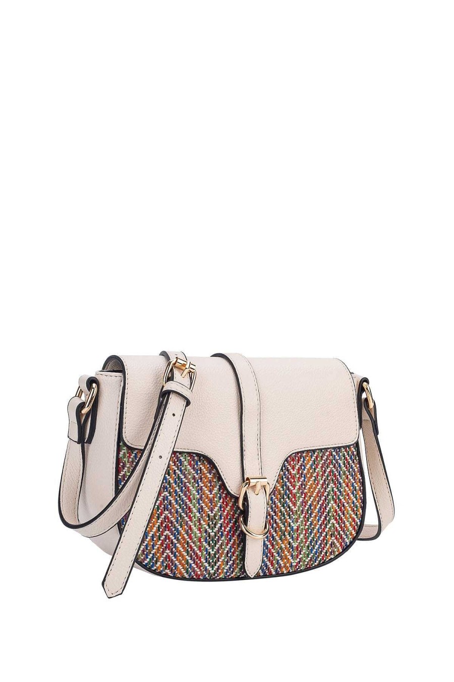 Accessories | Hampton Omo Saddle Crossbody Bag In Cream