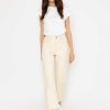 Jeans & Trousers | Oraije Solange Cream Straight Leg Jeans