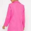 Coats & Jackets | Pala D'oro One Button Coat In Pink