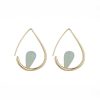 Earrings | Knight & Day Gia Amazon Gemstone Hoops