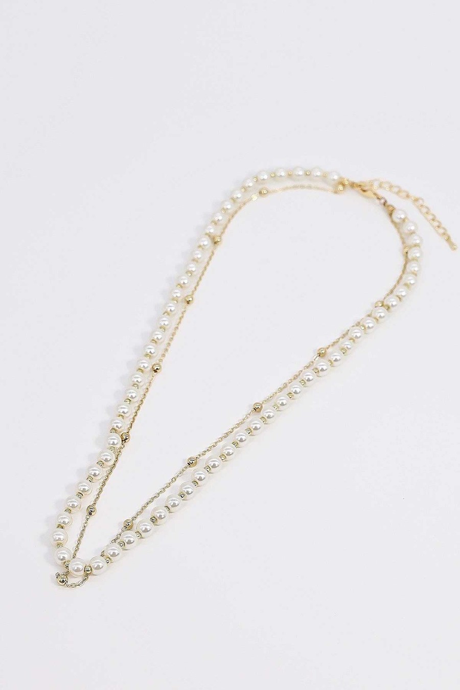 Necklaces | Soul Jewellery Double Strand Necklace With Pearls