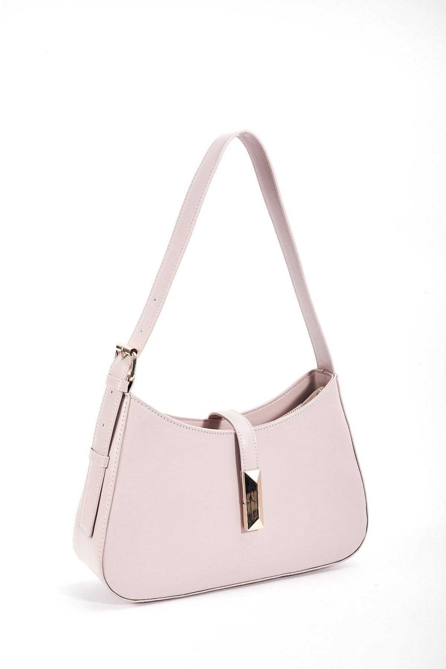 As Seen On Social | SOUL Accessories Adjustable Strap Shoulder Bag In Pink