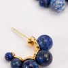 As Seen On Social | Joularie Blue Lapis Beaded Earrings