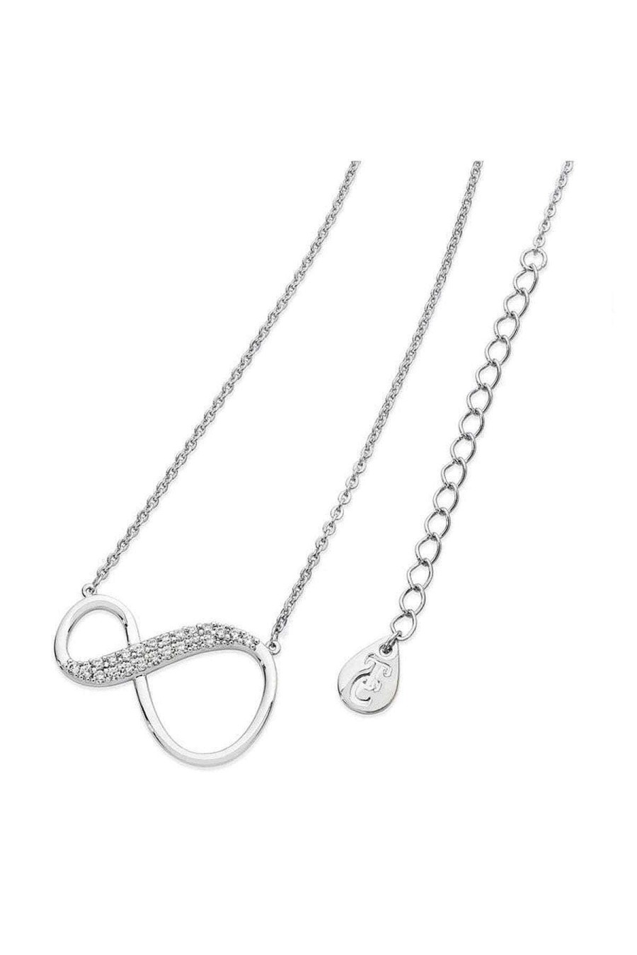 Boxed Gifts | Tipperary Crystal Jewellery Silver Infinity Pendant