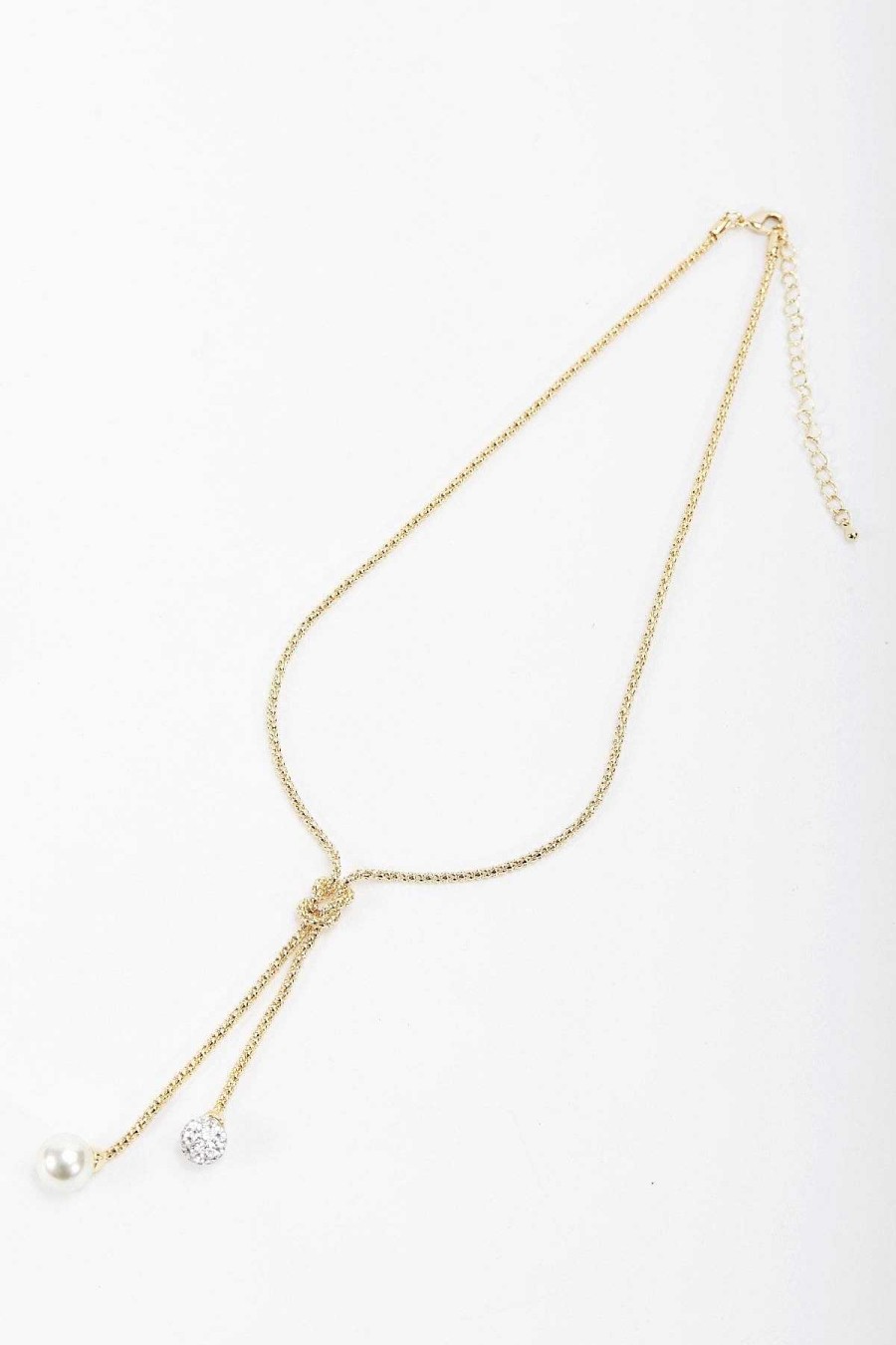 Boxed Gifts | Joularie Pearl Lariat Necklace