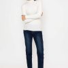 Jumpers & Cardigans | Kelly & Grace Weekend Rib Knit Top In Ecru