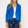 Blazers | Pala D'oro Suede Cover Up Jacket In Blue