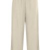 Jeans & Trousers | B.Young Beige Cropped Pants