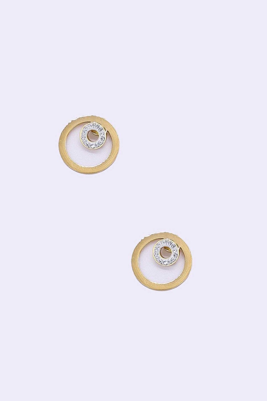 Earrings | Soul Jewellery Gold Double Circle Earrings - Soul Special