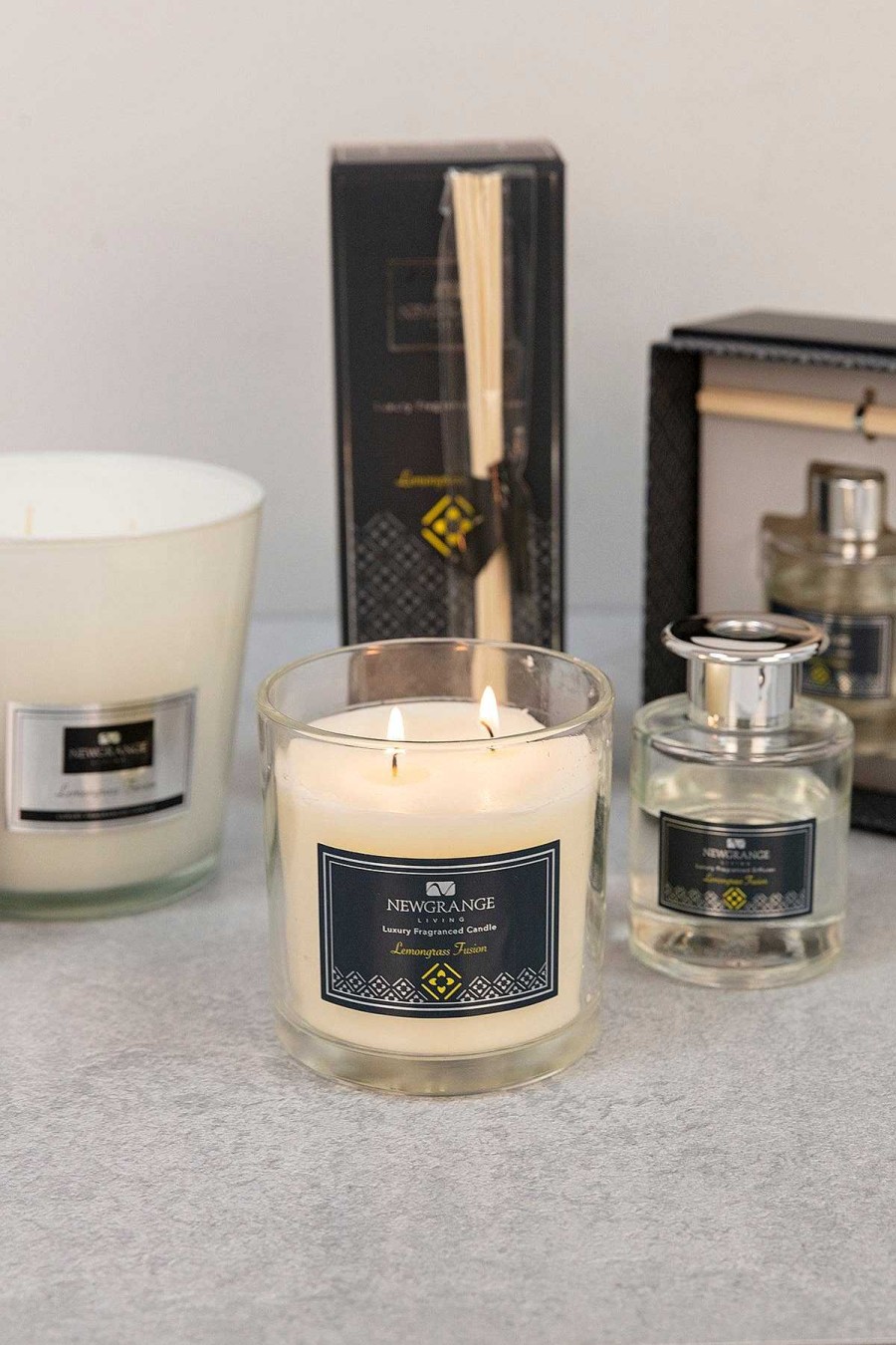 Candles & Diffusers | Newgrange Living Musk Fusion 2 Wick Candle