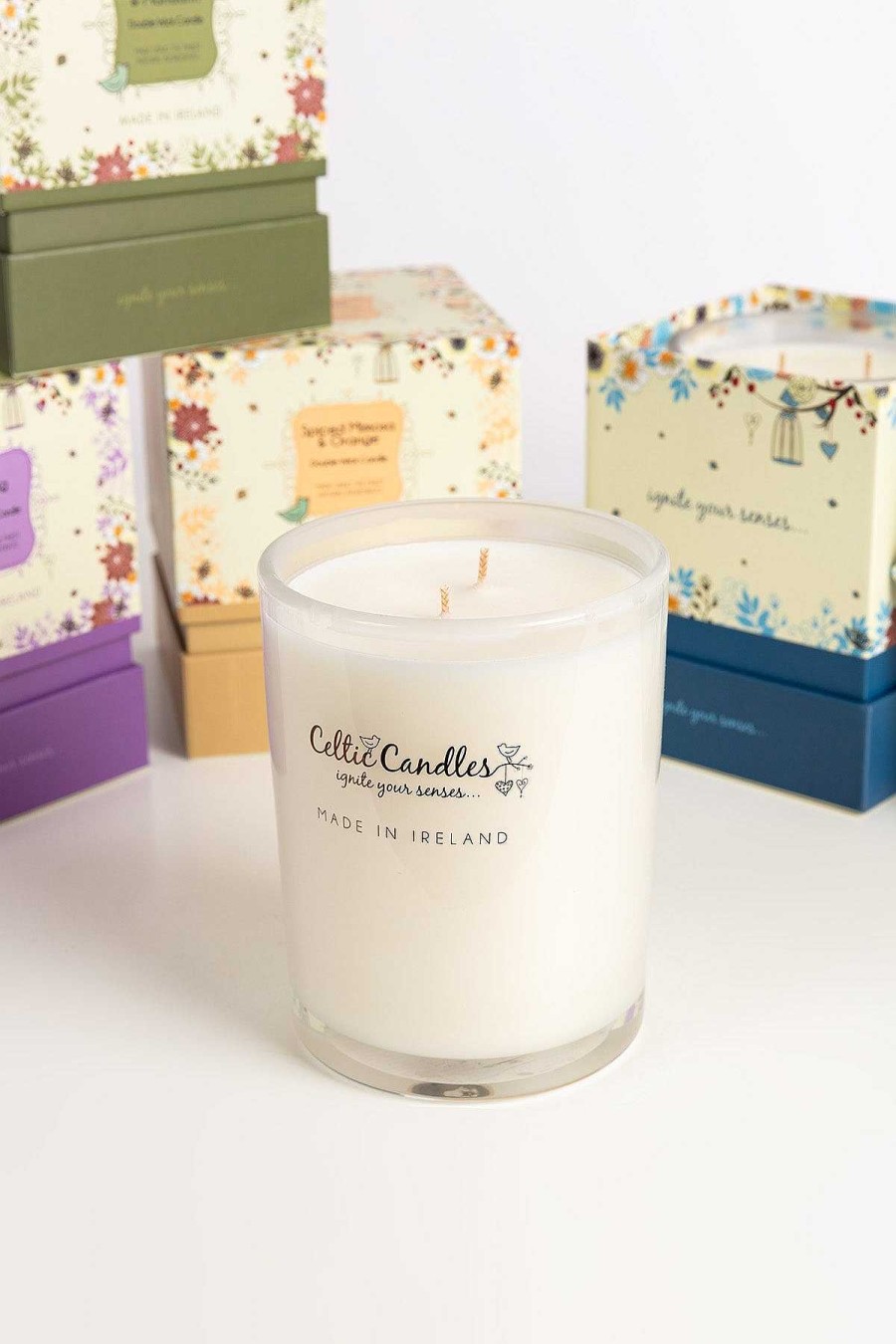 Homeware | Celtic Candles Double Wick Greek Water Candle