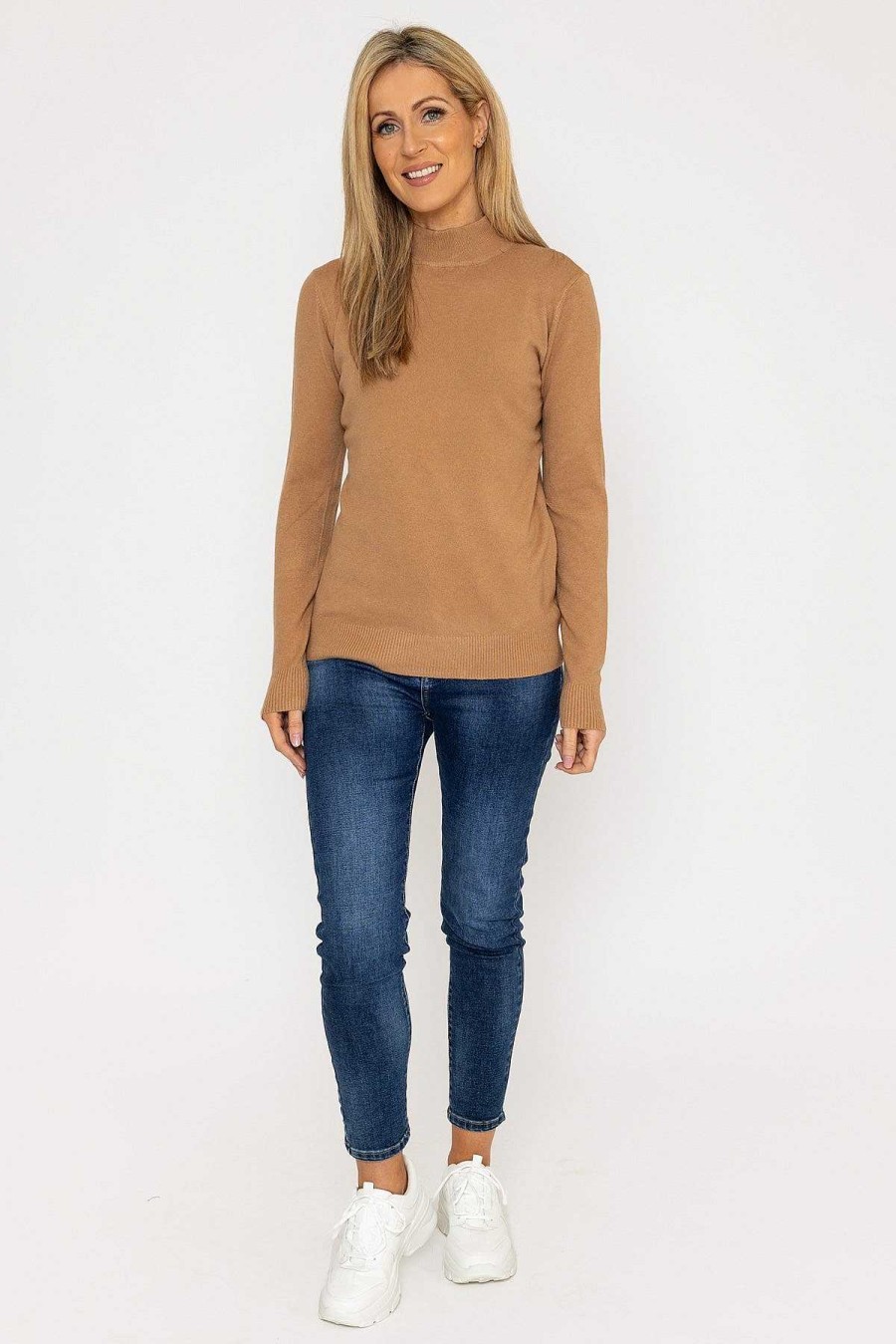 Jumpers & Cardigans | J'aime la Vie Turtleneck Knit In Camel