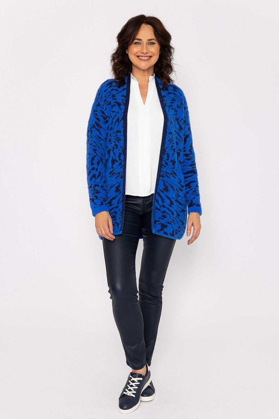 Jumpers & Cardigans | Voulez Vous Soft Touch Cardigan In Blue