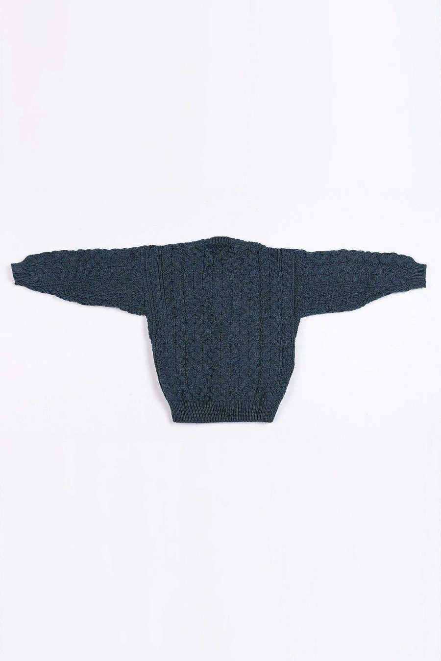 Jumpers & Cardigans | Aran Woollen Mills Kids Aran Cardigan In Blue