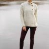 Jumpers & Cardigans | Aran Woollen Mills Super Soft 3 Button Merino Wool Cardigan In White