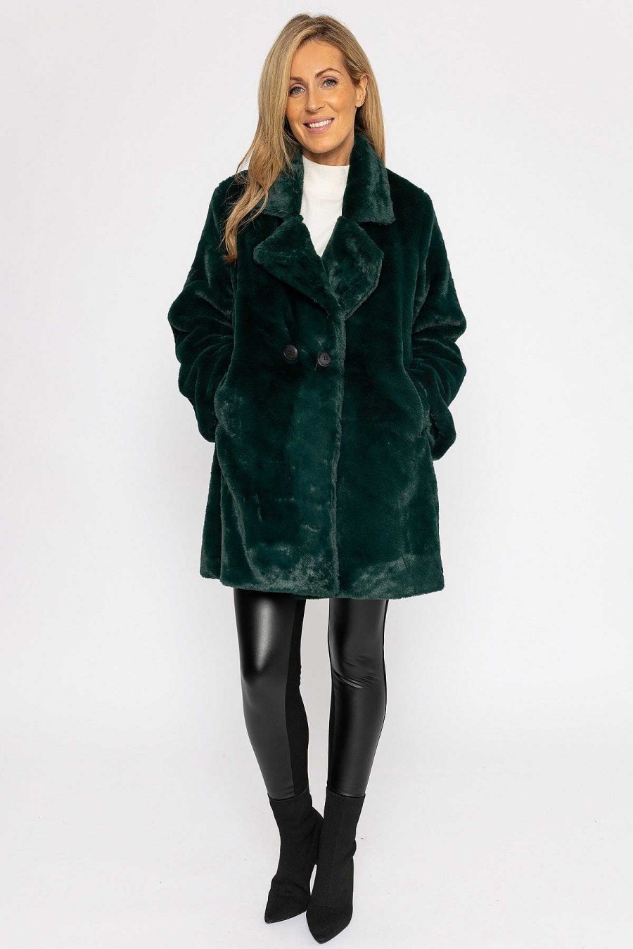 Coats & Jackets | J'aime la Vie Michelle Jacket In Bottle Green