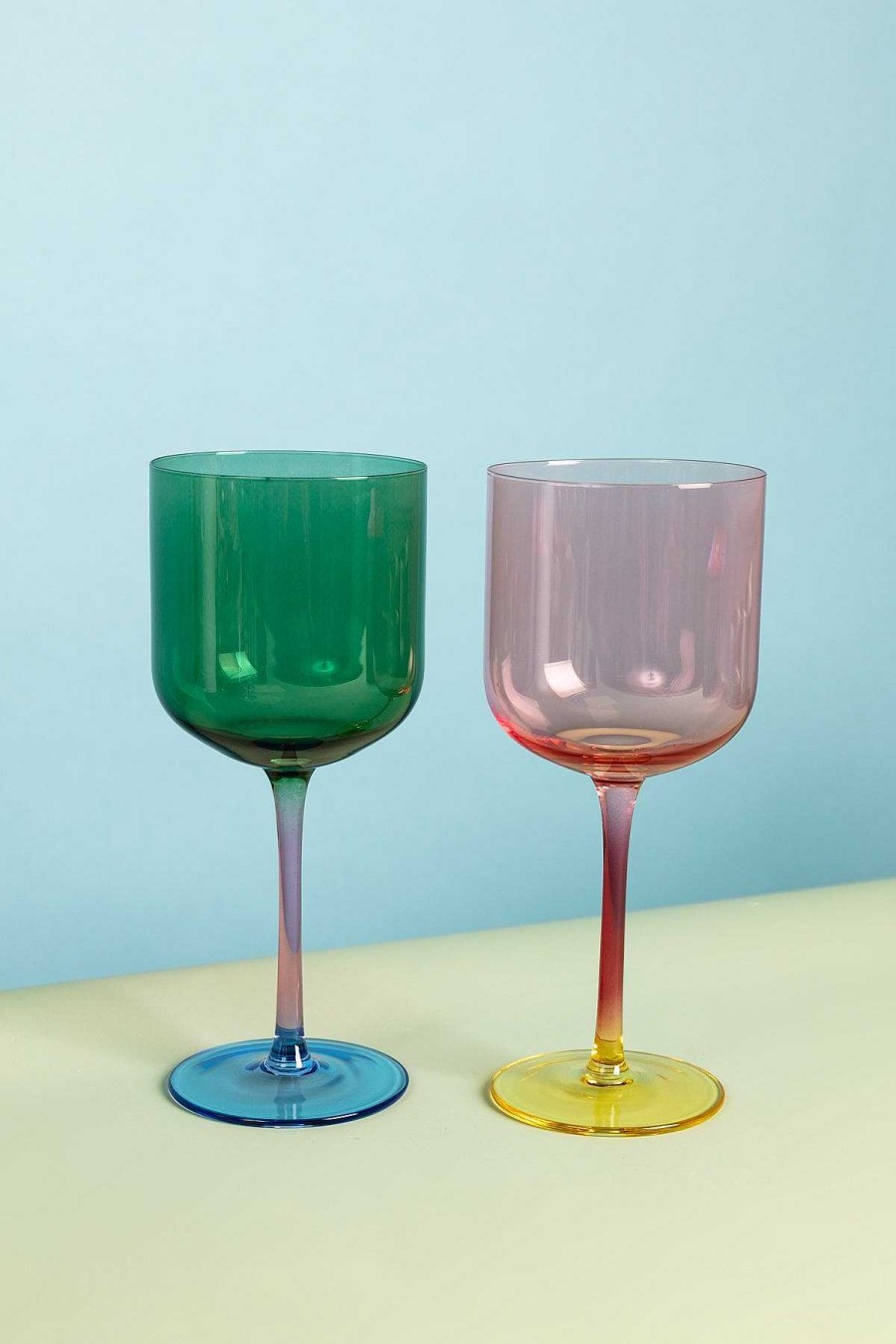 Homeware | Eclectic Eclectic Wine Glass Set Of 2