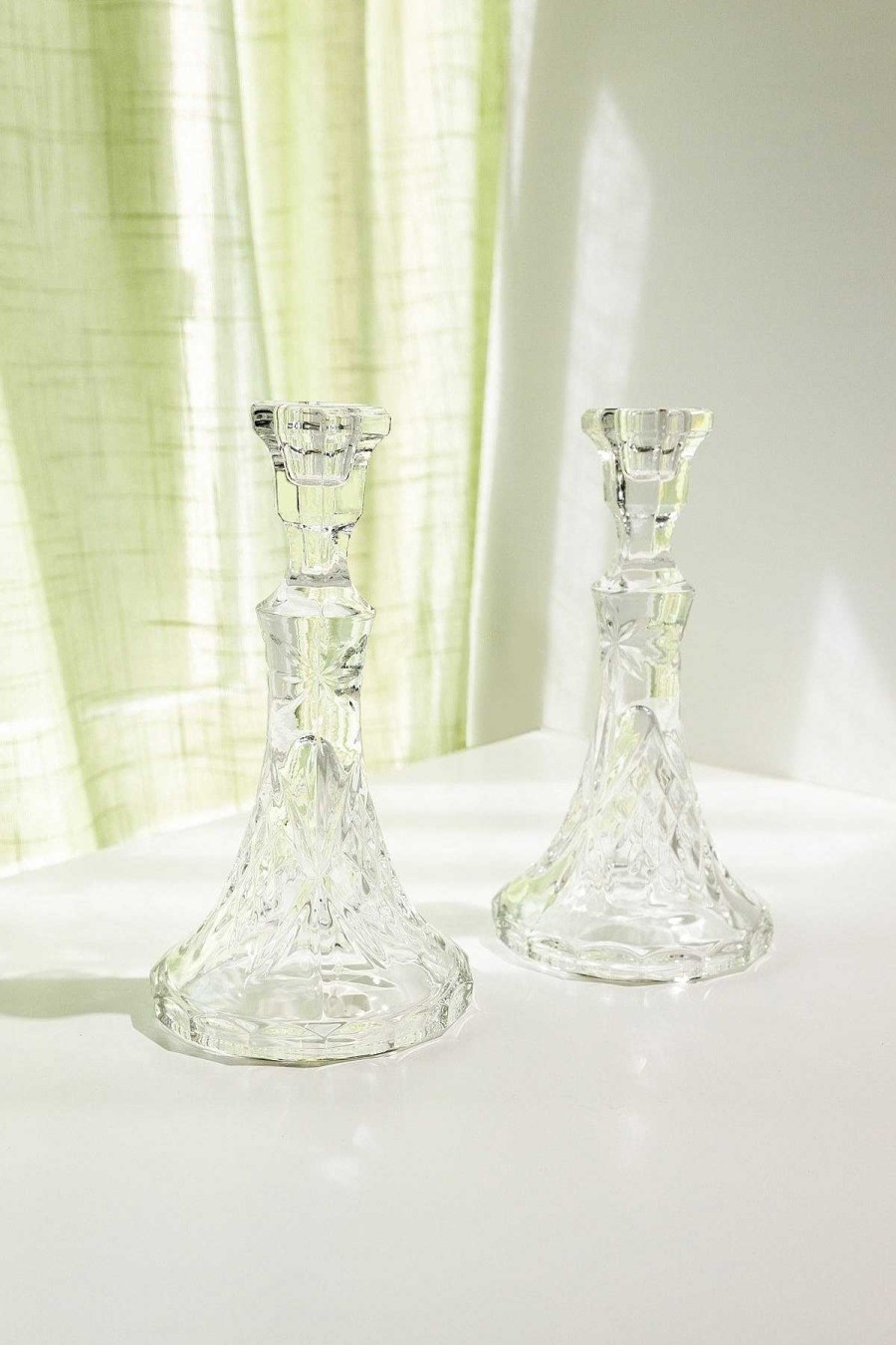 Homeware | Killarney Crystal Trinity Crystal Candlesticks Set