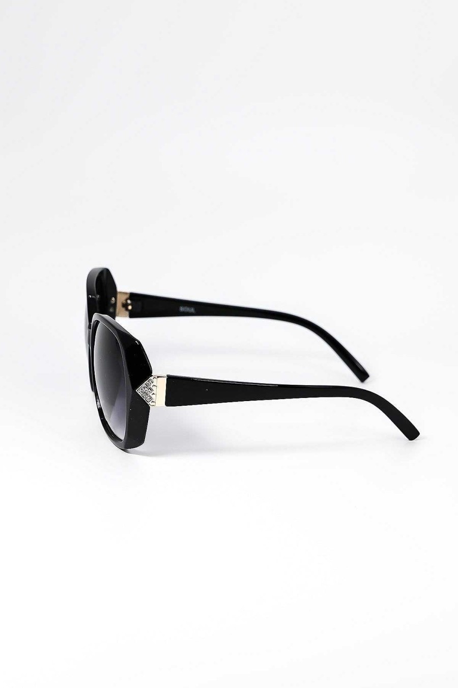 Sunglasses | SOUL Accessories Black Diamante Detail Sunglasses