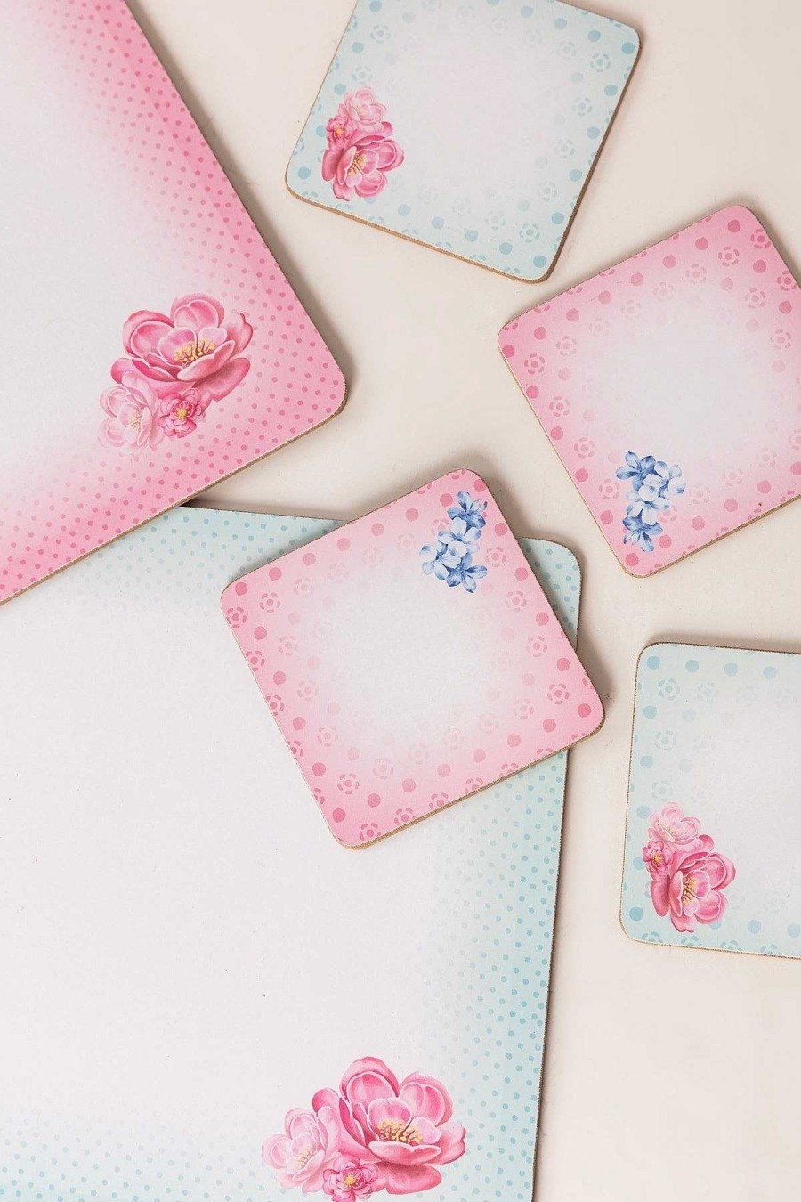 Homeware | Rosa Belle Set Of 6 Rosa Belle Coasters