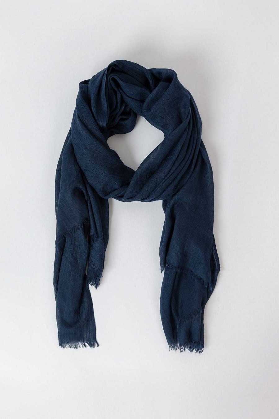 Accessories | Pala D'oro Accessories Soft Touch Scarf In Navy