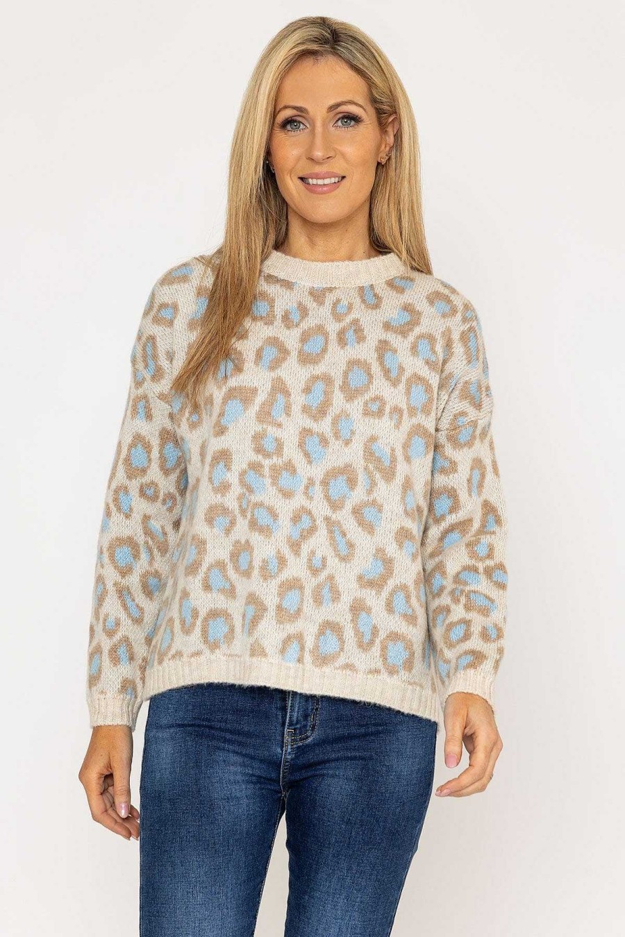 Jumpers & Cardigans | Pala D'oro Animal Knit In Multi Print