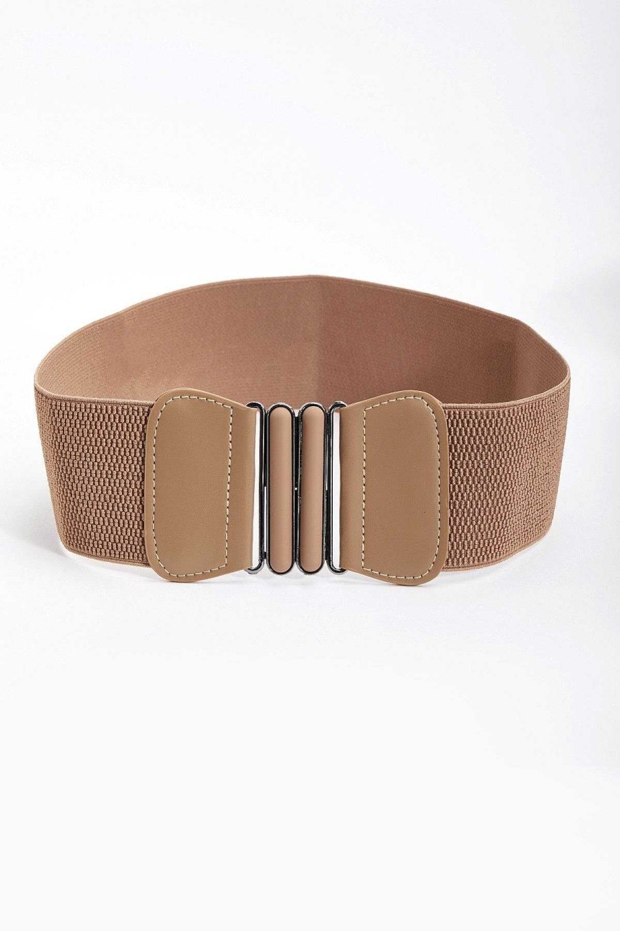 Belts | SOUL Accessories Elasticated Brown Belt