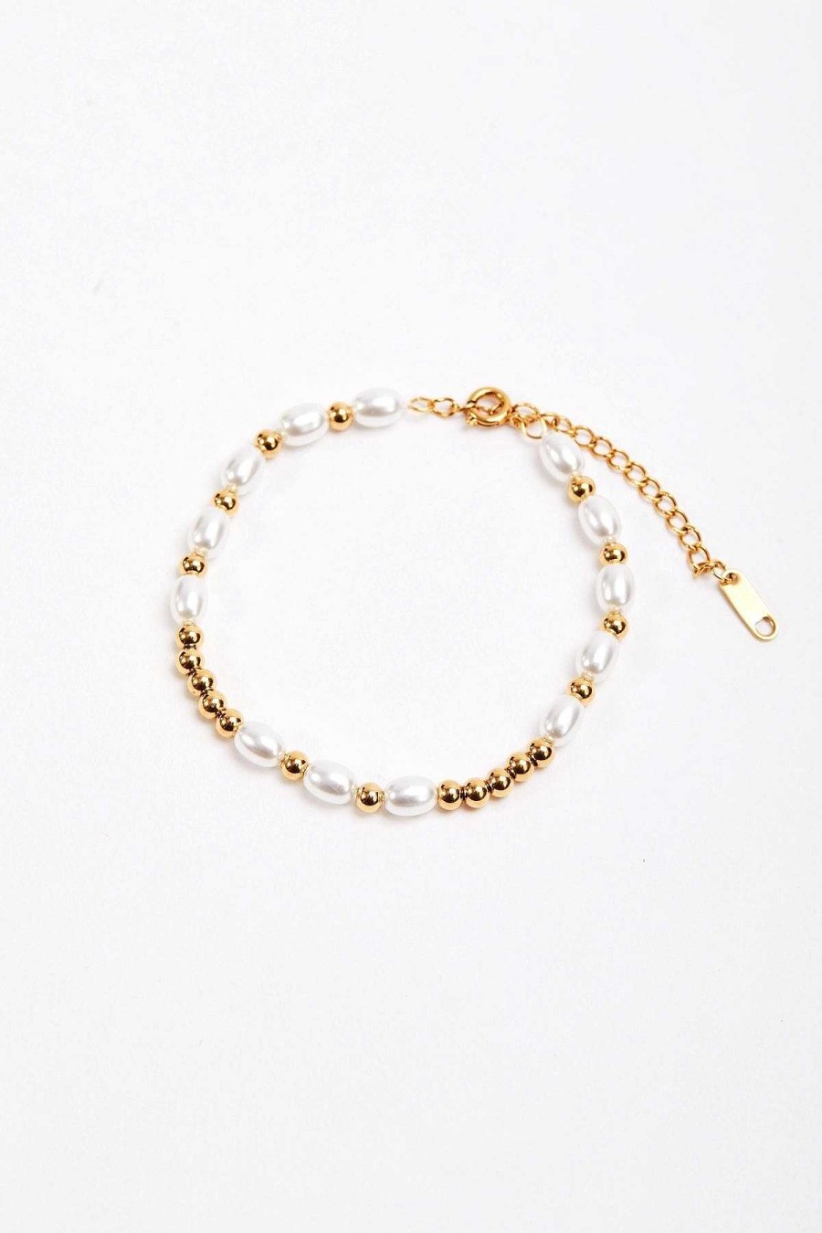 Boxed Gifts | Joularie Beaded Pearl Bracelet