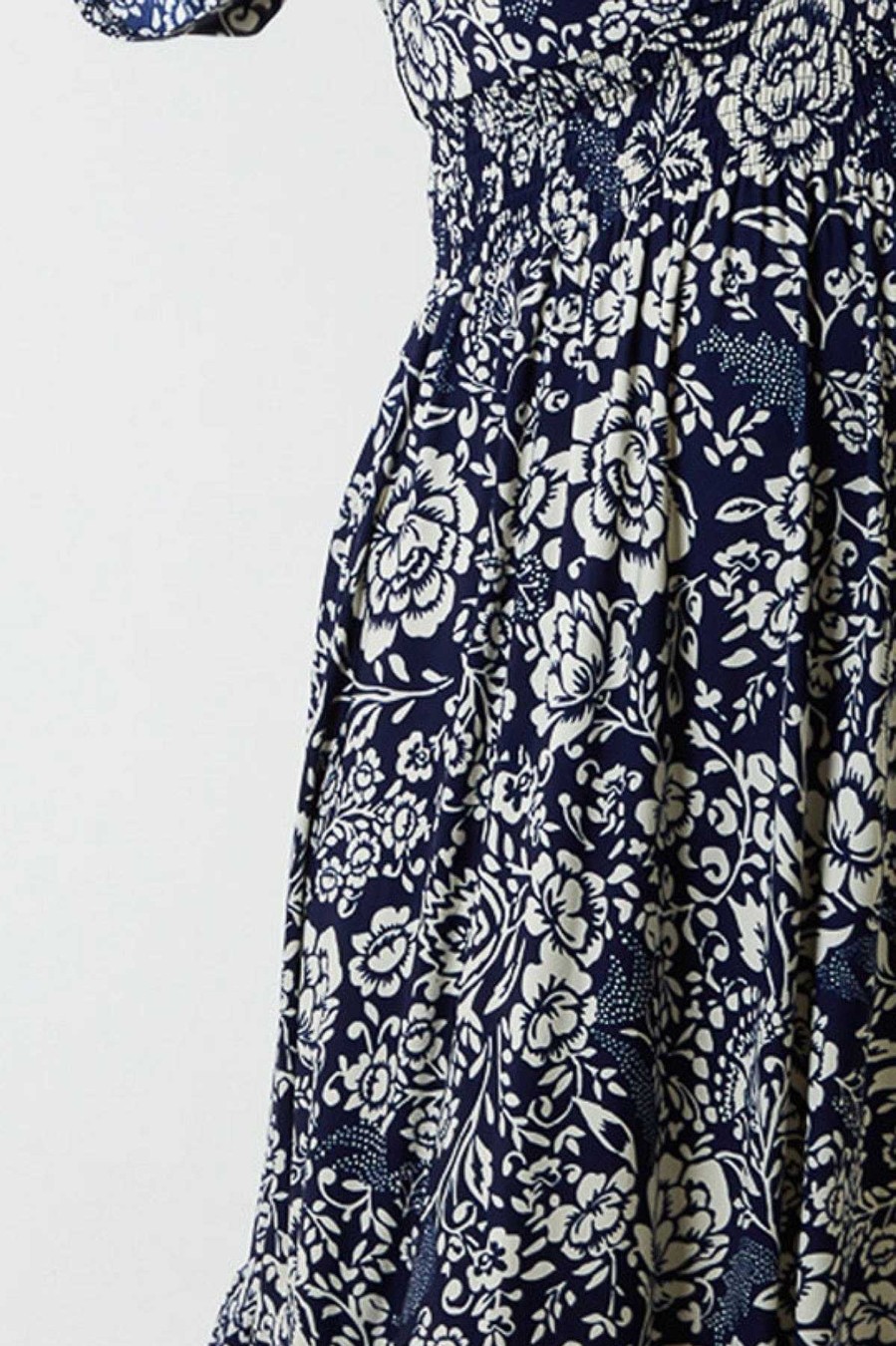 Dresses | Nova of London Navy Printed Midi Dress