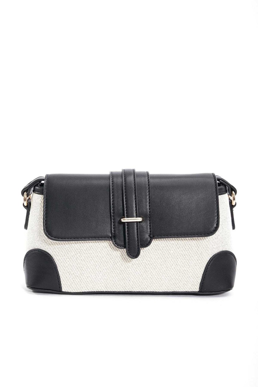 Accessories | SOUL Accessories Contrast Top Shoulder Bag In Black