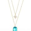 Necklaces | Knight & Day Blue Crystal Star Necklace