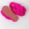 Nightwear | Cherish Accessories Boxed Faux Fur Quilted Slippers In Pink