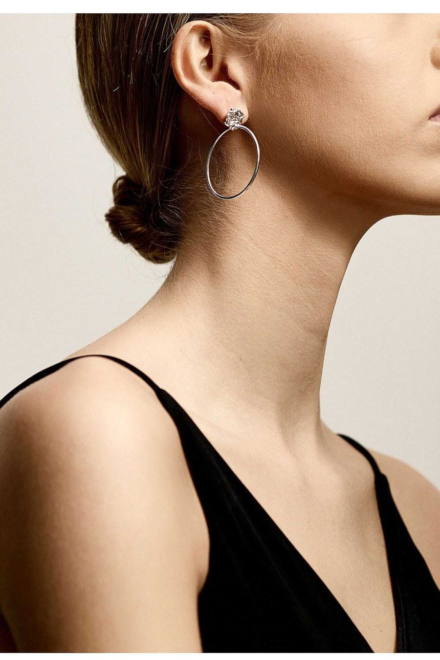 Earrings | Pilgrim Silver Plated Hoop Earrings